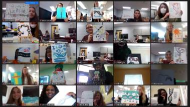 Women and Girls in Science virtual mentoring in Zoom 